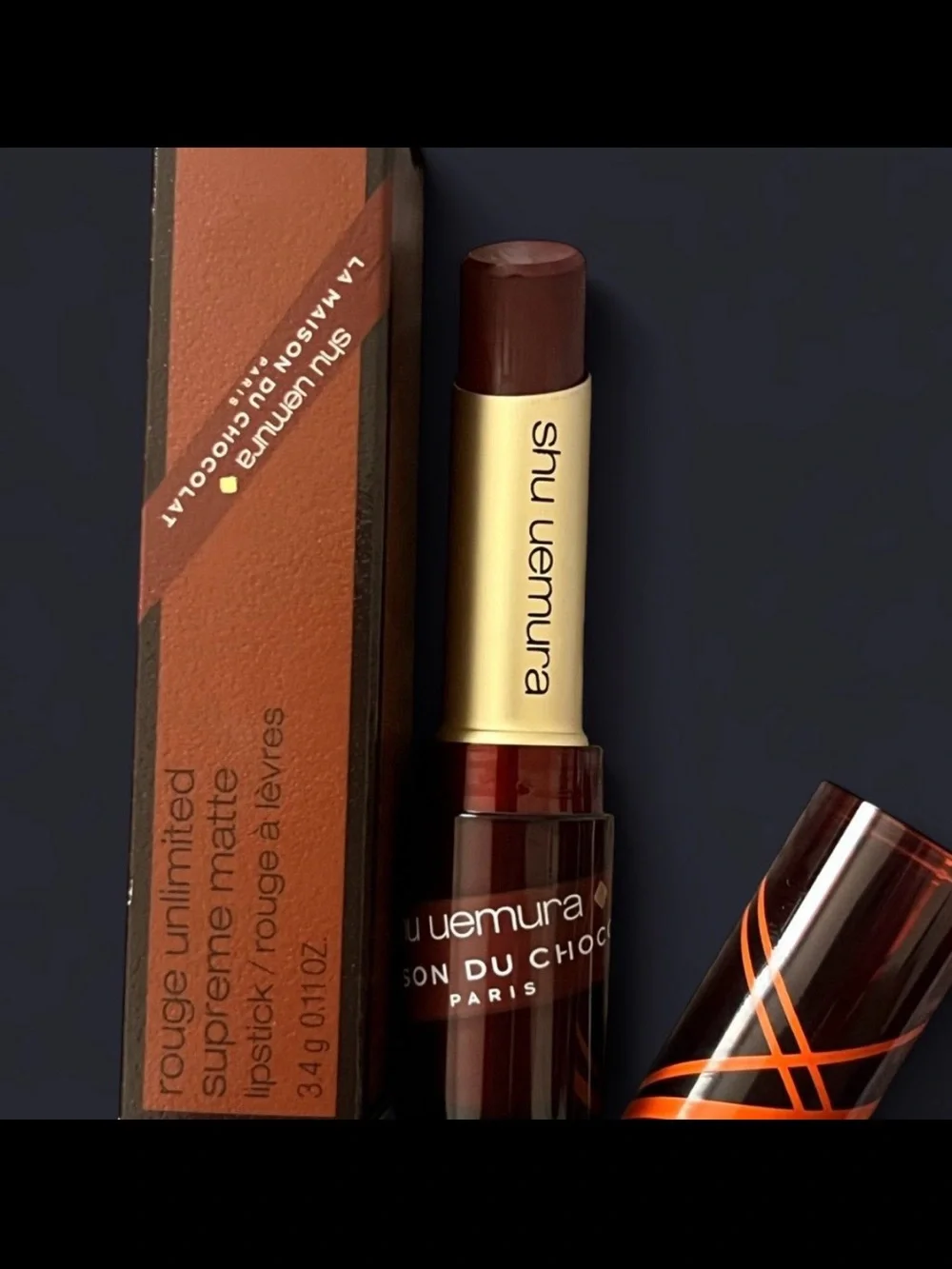 Shu Uemura Rouge Unlimited Supreme Matte Lipstick - Ripe Cherry - Picture 2 of 3